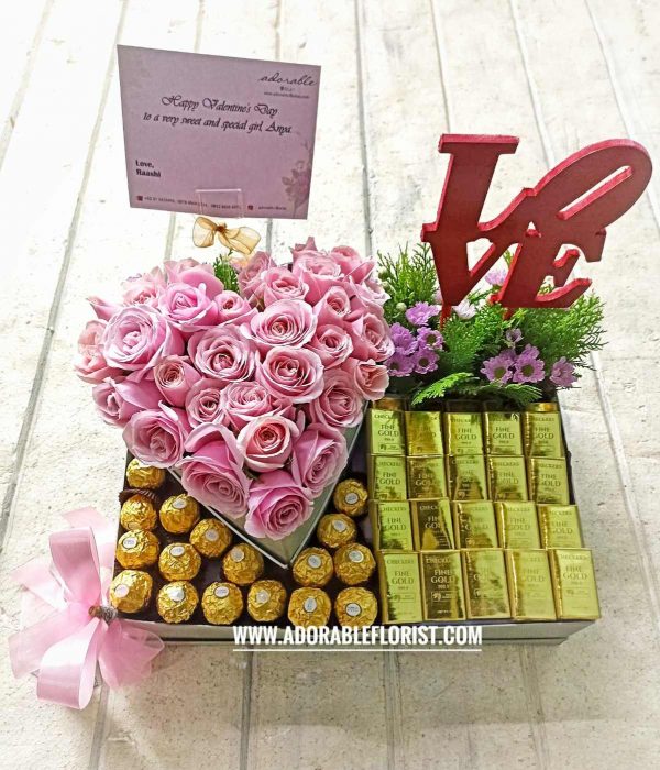 Bunga Valentine & Cokelat