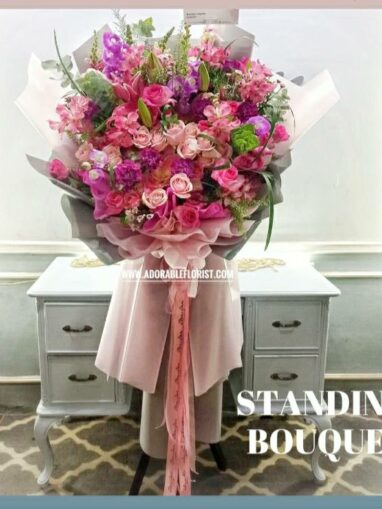 standing bouquet flower harga terbaik