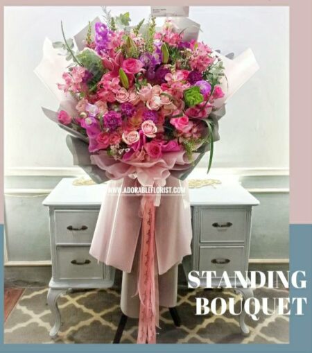 standing bouquet flower harga terbaik