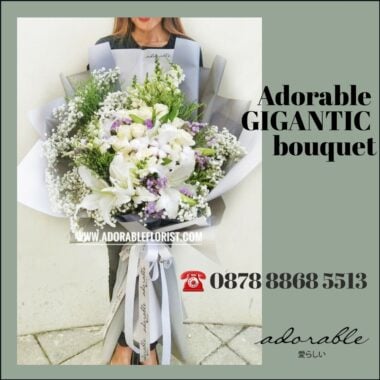 jual karangan bunga mawar di tangerang