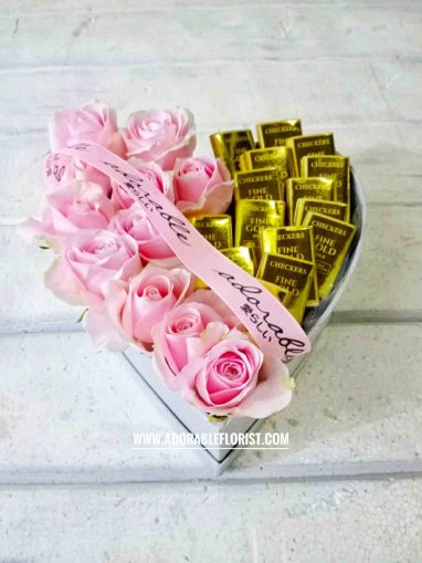 bunga hadiah valentine