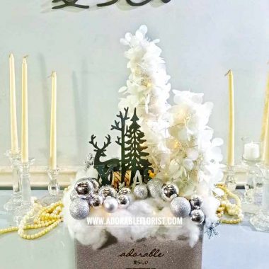 bentuk bunga natal