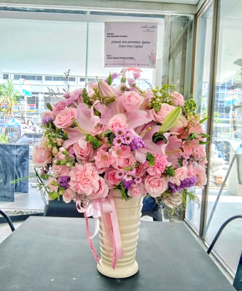 bunga meja di florist Jakarta harga lebih murah