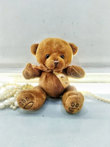 Boneka Teddy Bear coklat tua  - 5 inch